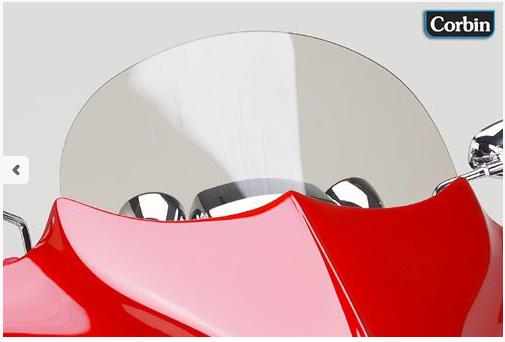 Corbin ツーリング フェアリング スクリーン R18 補修交換用 10インチ クリア