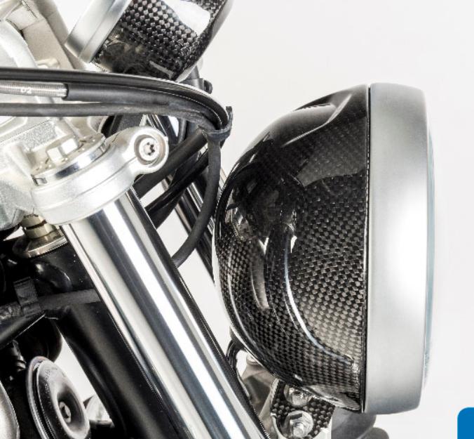 BMW R NINE T 14-20 カーボンヘッドライトハウジング イルムバーガー|モトパーツ 店