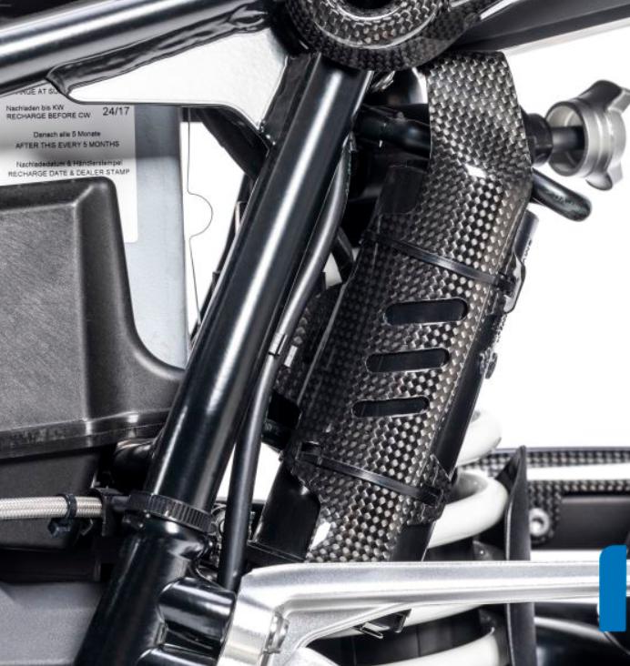 BMW R NINE T 14-20 カーボンリザーバータンクホルダー イルムバーガー｜モトパーツ　店
