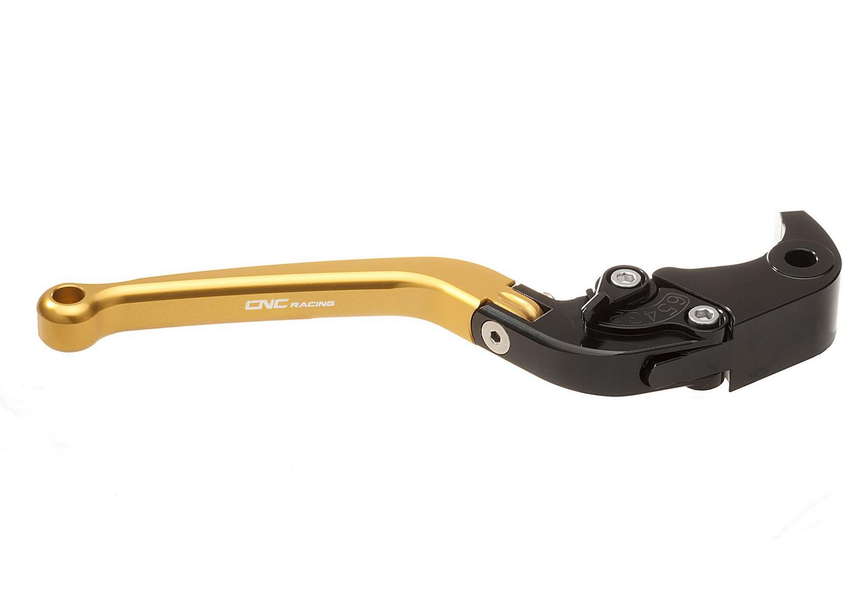 可倒式ブレーキレバー 180mm ゴールド CNC Racing DUCATI スクランブラー(SCRAMBLER 1100 2018-/800 Full Throttle 2015-/800 Icon 2015-)｜モトパーツ　店