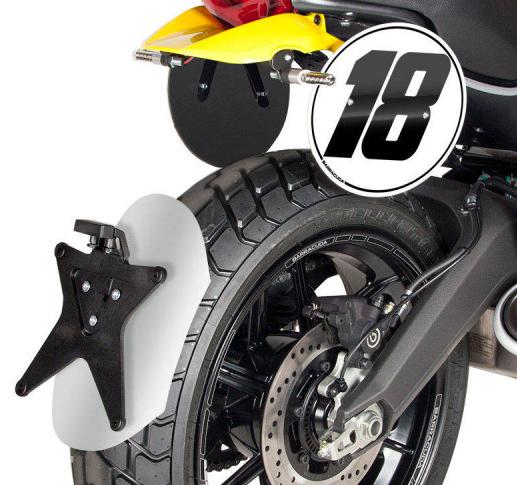 楽天市場】DUCATI スクランブラー カーボン リアフェンダー
