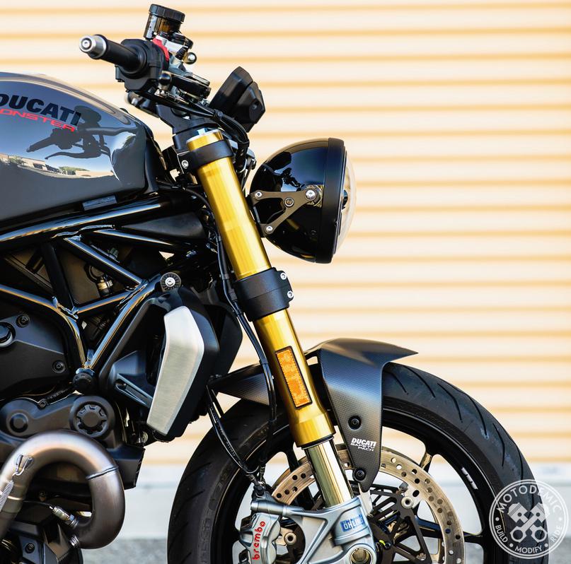 ふるさと納税 Ducati SE Monster 821/1200 Motodemic製ヘッドライト