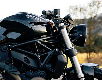 MOTODEMIC EVO-S LED ヘッドライト Monster 821/1200 ブラック