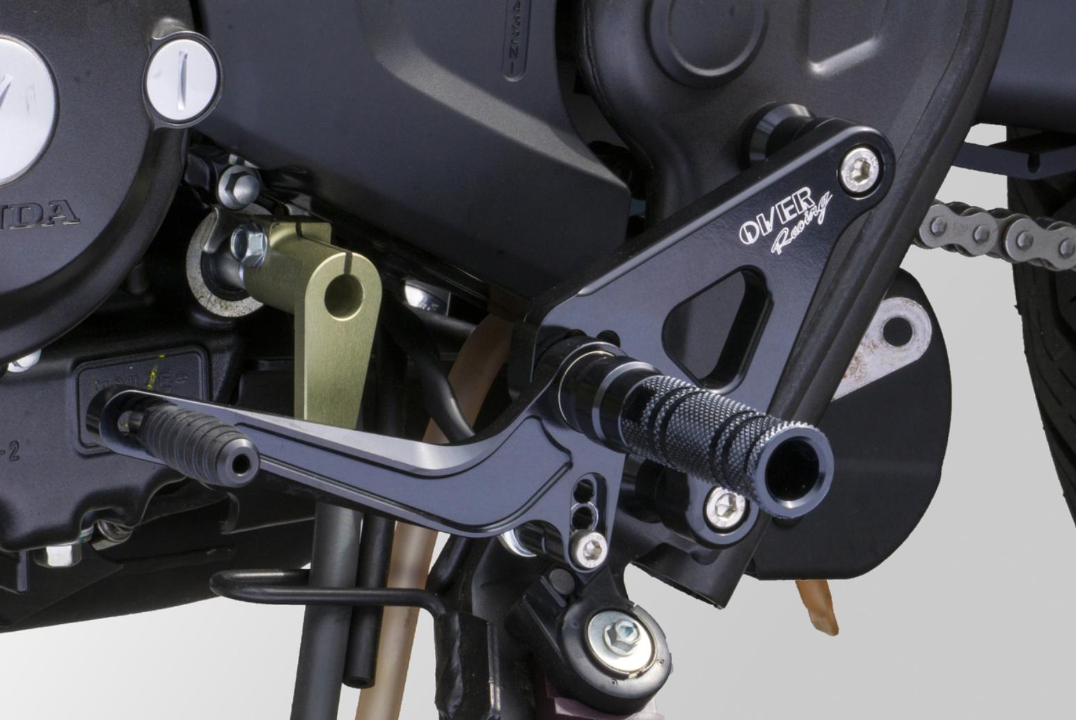 レブル250/500 17- バックステップ 4ポジション ブラック オーヴァーレーシング