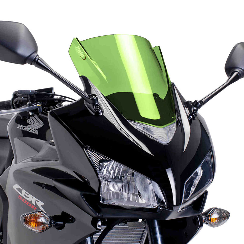 プーチ(Puig) レーシングスクリーン グリーン CBR500R 13-15 6479V｜モトパーツ　店
