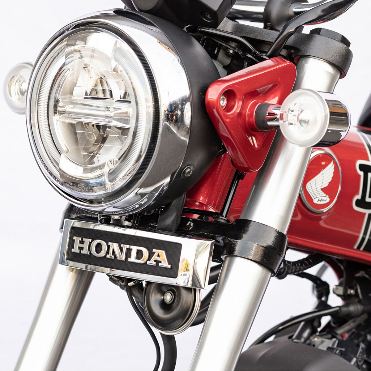 SP武川(TAKEGAWA) ローダウンリアショックアブソーバー 10mmダウン レッド 2本セット ダックス125 06-04-0147 - 2