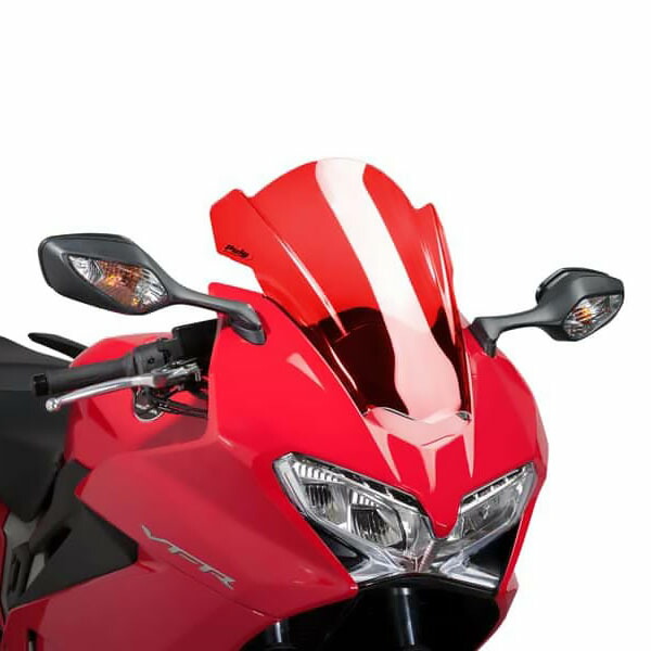 プーチ(Puig) レーシングスクリーン レッド VFR800F 7598R｜モトパーツ　店