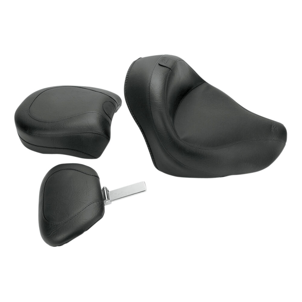 MUSTANG ワイドツーリングシート With Driver Backrest (VINTAGE) VT750C Shadow Aero