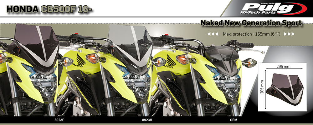 並行輸入品] Puig プーチ ウィンドシールド Naked New Generation