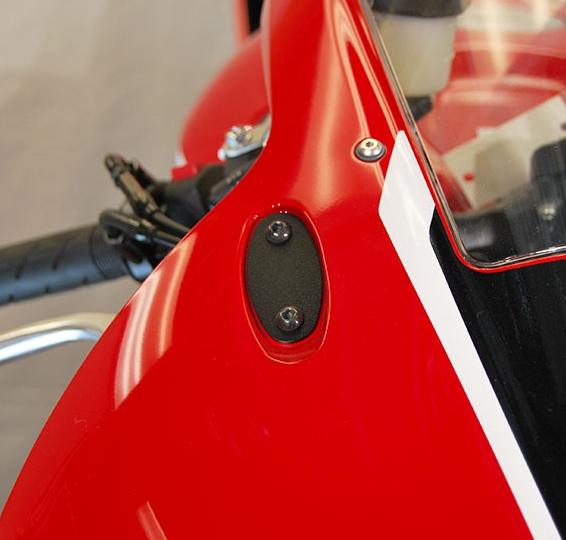 NewRageCycles ミラー ブロックオフ プレート CBR600RR 13-20