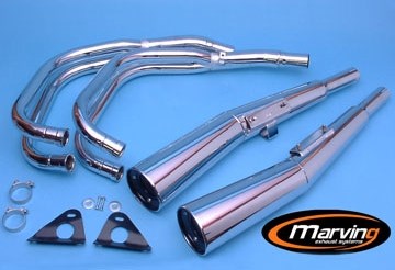 マービング(Marving) マフラー フルシステム 4/2 Master クロム EU公道走行認可 CB750KZ H/5001/BC