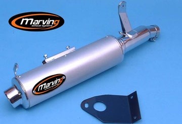 マービング(Marving) マフラー Amacal クロム+アルミ EU公道走行認可 XRV650 アフリカツイン H/AAA/41/BC