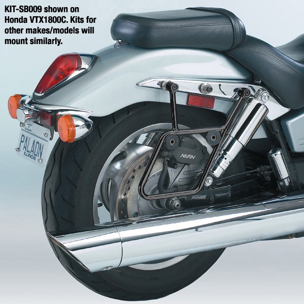 ナショナルサイクル CRUISELINR サドルバッグ サポート ブラック VT1100C2 シャドウ｜モトパーツ　店