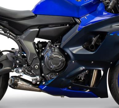 最終値引き❗ヤマハ MT-07 用ヨシムラフルエキマフラー YZF-R7 MT-07 フルエキゾーストマフラー チタン USヨシムラ