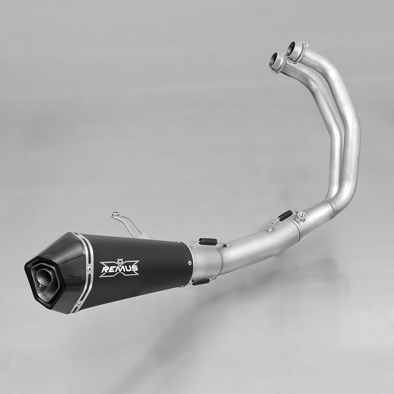 レムス(REMUS) HYPERCONE コンプリートシステム ステンレス/ブラック MT-07/XSR700 036782 994515