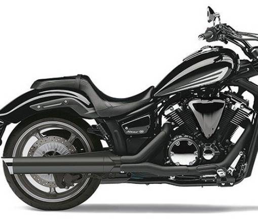 COBRA 4インチ スリップオンマフラー ブラック Stryker