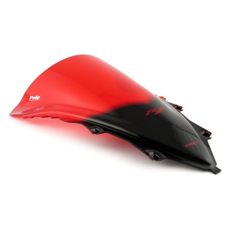 プーチ(Puig) レーシングスクリーン レッド YZF-R1 07-08 4365R