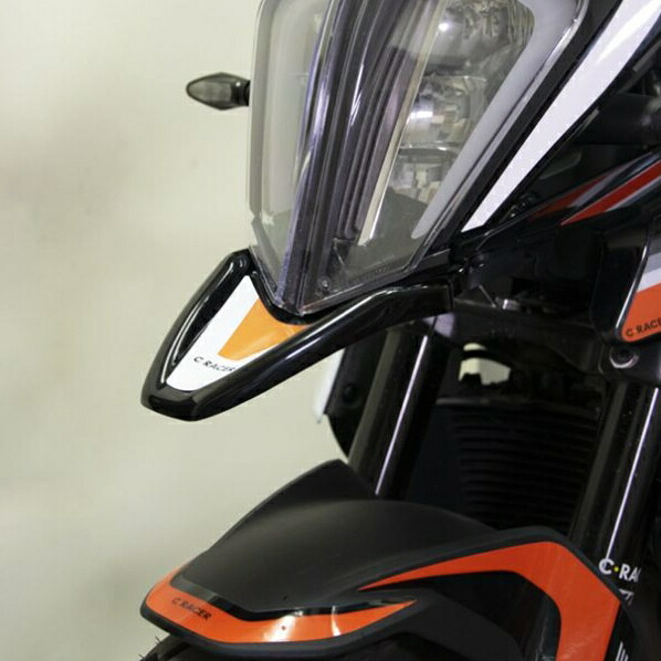 KTM 390アドベンチャー フロントサイドカウル ブラック C
