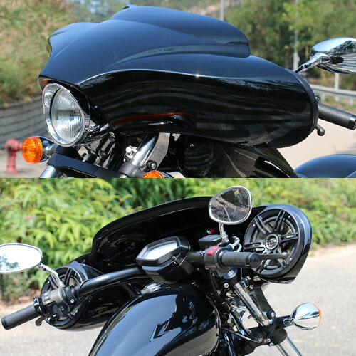 TSU ワンピース QDチョッパーフェアリング VT1300CX FURY