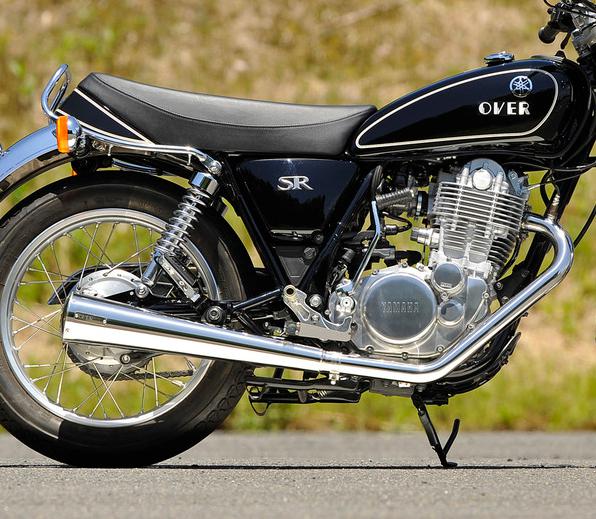 Over Racing オーヴァーレーシング SSメガホン フルエキゾースト マフラー SR400 FI