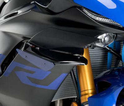 Puig(プーチ) ウイングレット・ダウンフォース・スポイラー・YZF-R6・17-・ブルー