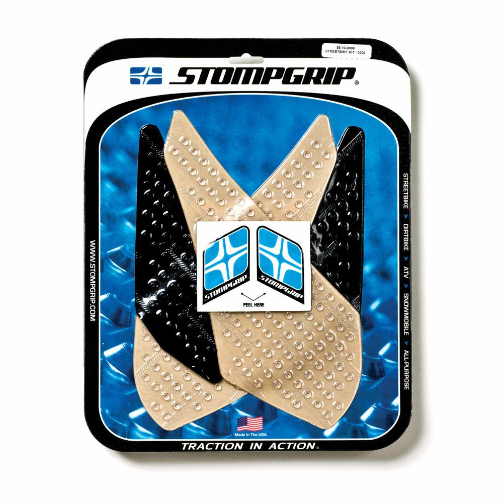 STOMPGRIP トラクションパッド(タンク)キット YZF-R1 07-08(クリア)