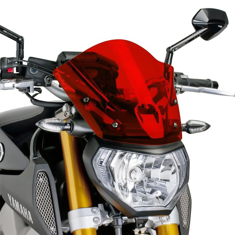 プーチ(Puig) スクリーン ウインドシールド NKニュージェネレーション/スポーツ レッド MT-09 6859R|モトパーツ 店