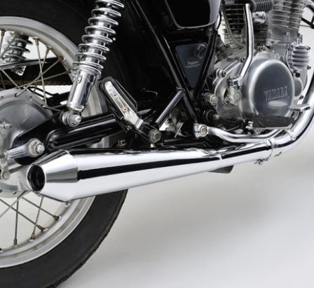デイトナ スリップオン メガホンタイプ マフラー ヤマハ SR400 キャブ