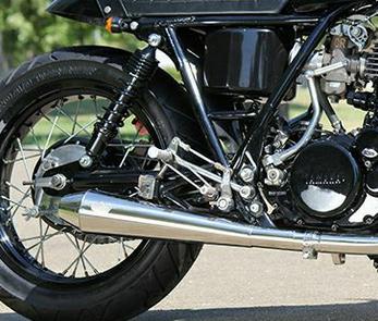 グッズ(GOODS) ESPECIALLY TAPERED CORN　スリップオンマフラー SR400/500 09-17