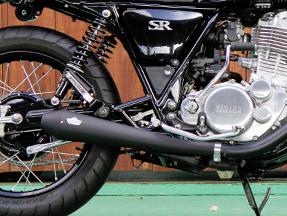 グッズ(GOODS) ESPECIALLY TAPERED CORN　スリップオンマフラー ブラック SR400 FI 18-21(final) 26,276円