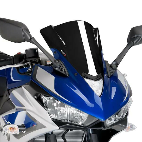 プーチ(Puig) レーシングスクリーン ブラック YZF-R25/R3 7649N