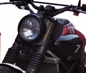 JvB-MOTO Super7 ヘッドライト(クリアレンズ)キット フロントマスク/カウル フォークカバー XSR700 MT-07|モトパーツ 店
