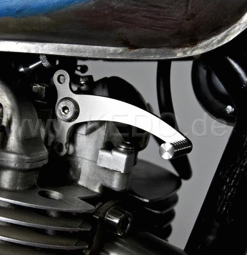 KEDO ケドー エンジンマウント デコンプレバー スムース ヤマハ SR400/500, XT500