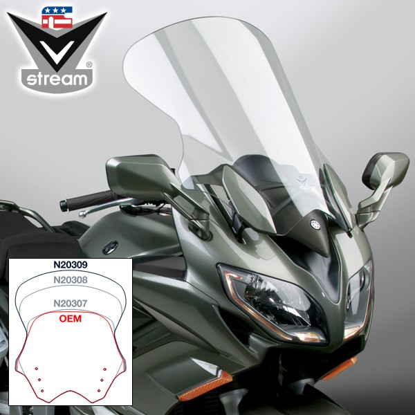 National Cycle VSTREAM ウィンドスクリーン FJR1300 23.25インチ｜モトパーツ　店