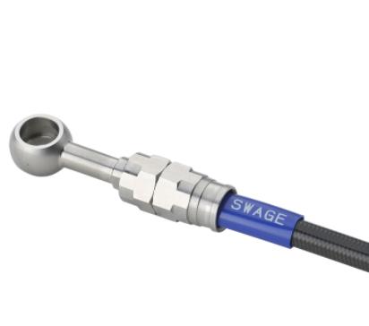 MT-09 21～ スウェッジラインプロ フロントホースキット バイピース ステン/ブラック ヤマハ
