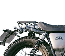 KEDO ケドー ステンレス ミニ リアラック ポリッシュ SR400/500｜モトパーツ　店