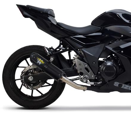 楽天市場】GSX250R 17-22 S1R ブラックカーボン スリップオン