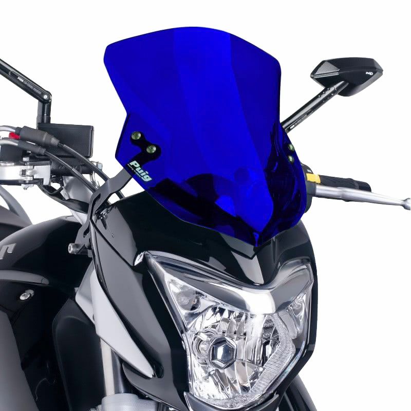 プーチ(Puig) スクリーン ウインドシールド NKニュージェネレーション/スポーツ ブルー GSR250/GW250 6251A|モトパーツ 店