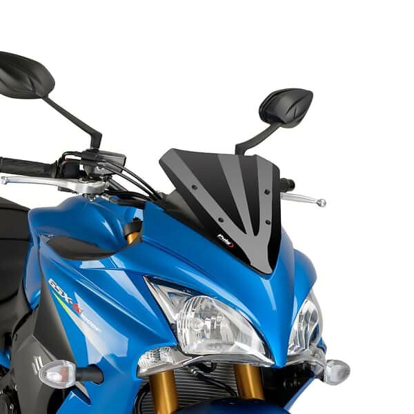 プーチ(Puig) レーシングスクリーン ブラック GSX-S1000F 15- 7639N