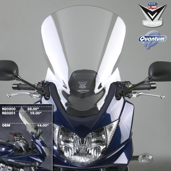 National Cycle VSTREAM ウィンドスクリーン 22インチ GSF1250 Bandit 2007~2010年