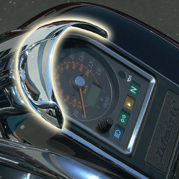 National Cycle スピードメーターカウル VL1500LC イントルーダー(Intruder), C50 ブルバード(Boulevard)