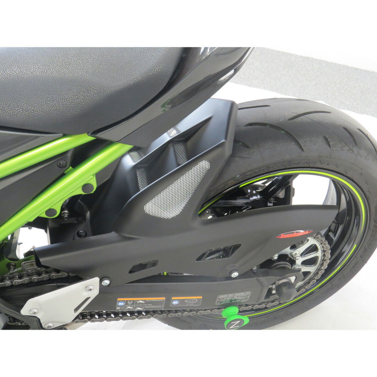 Kawasaki Z900RS HUGGER リアフェンダー ブラック POWERBRONZE|モトパーツ 店