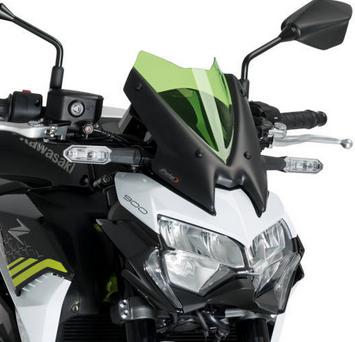Z900 2020- スクリーン ウインドシールド NEW GENERATION SPORTS グリーン プーチ｜モトパーツ　店