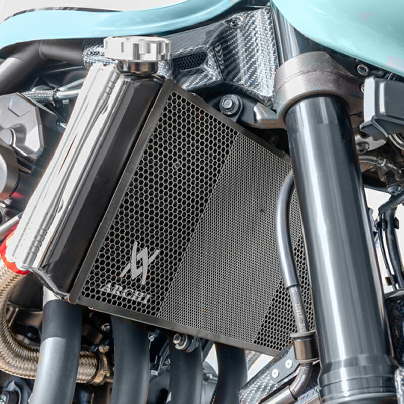 カワサキ Z900RS/CAFE 2018-2020 ヘックス・ラジエターコアプロテクター ブラック アーキ|モトパーツ 店