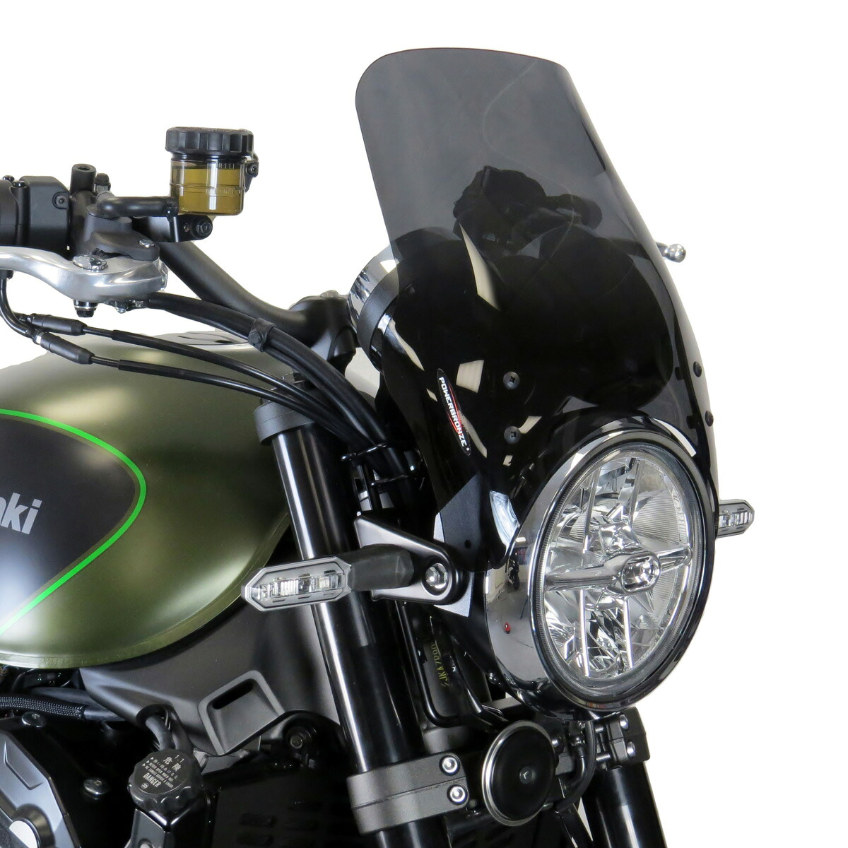 Kawasaki Z900RS ヘッドライトスクリーン(285mm) ダークティント POWERBRONZE