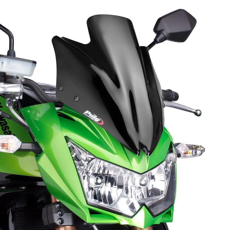 プーチ(Puig) スポーツスクリーン ブラック Z750 07-12 4523N｜モトパーツ　店