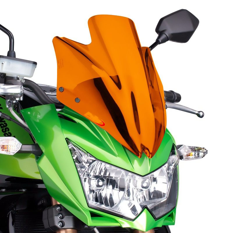 プーチ(Puig) スポーツスクリーン オレンジ Z750 07-12 4523T｜モトパーツ　店