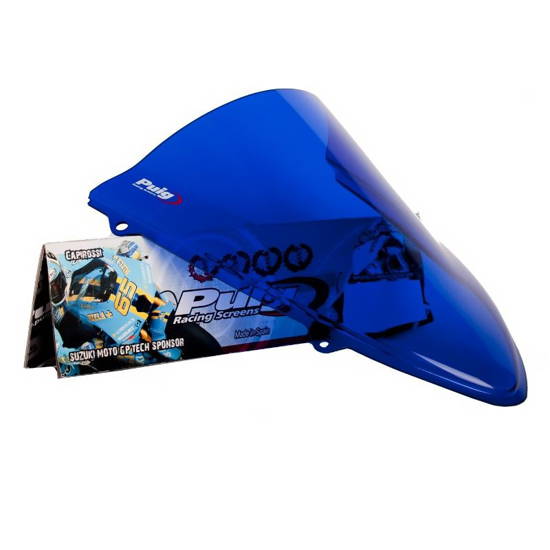 プーチ(Puig) レーシングスクリーン ブルー Ninja250R 08-12 4626A|モトパーツ 店
