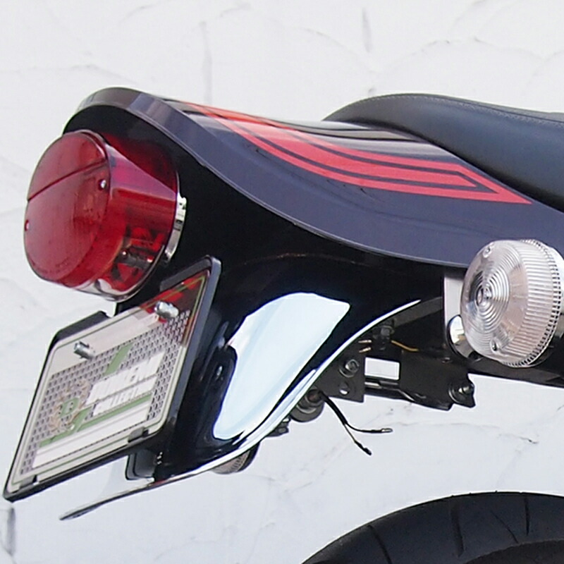 楽天市場】kawasaki Z900RS メッキリアフェンダー Z1/Z2