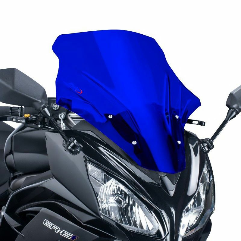 プーチ(Puig) レーシングスクリーン ブルー ER-6f/Ninja650 12-16 5998A